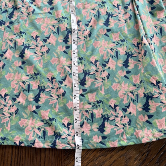 Pact Organic Cotton Floral Halter Maxi Dress Green Pink XL Cross Front Pockets - Picture 12 of 12